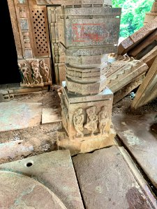 Shiva temple ruins, Palampet lake bund east, Telangana India - 19