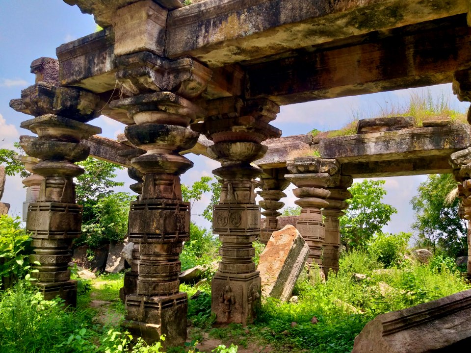 Shiva temple ruins, Khammampally Telangana - 75