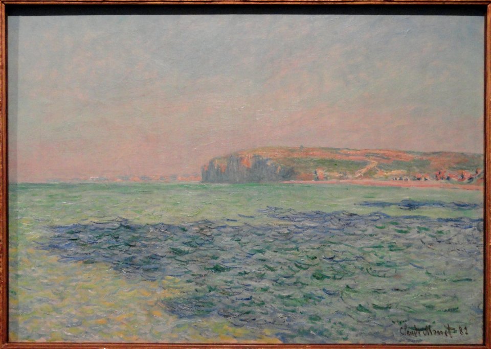 Shadows on the Sea, the Cliffs at Pourville, by Claude Monet, 1882 - Ny Carlsberg Glyptotek - Copenhagen - DSC09433