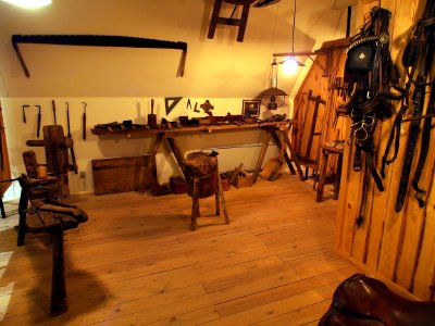 Saddle maker workshop at the Farvergården Museum in Kerteminde pic1