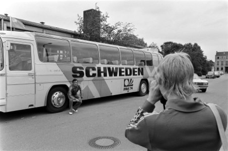 Selectie Zweedse elftal voor WK voetbal in trainingskamp in Mönchen Gladblach b, Bestanddeelnr 927-2500