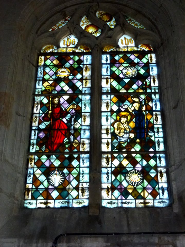 Serquigny (Eure, Fr) église Notre-Dame, vitrail 01