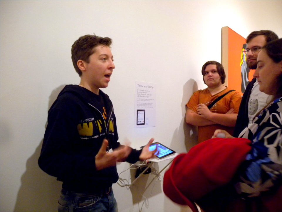 Shelley Bernstein and NYC Wikimedians jeh