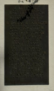 Rendel, Gefallenendenkmal. Tafel 3