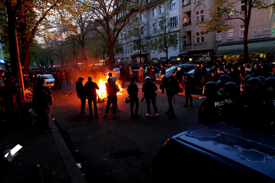 Revolutionary 1st may demonstration Berlin 2021 155