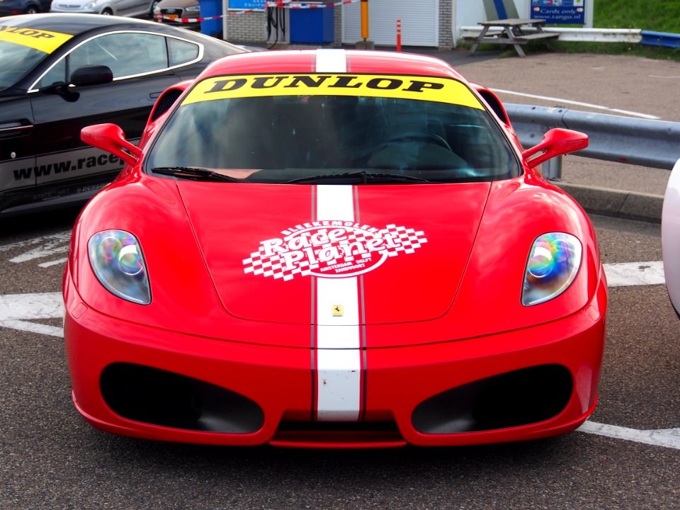 Red Ferrari of Race Planet