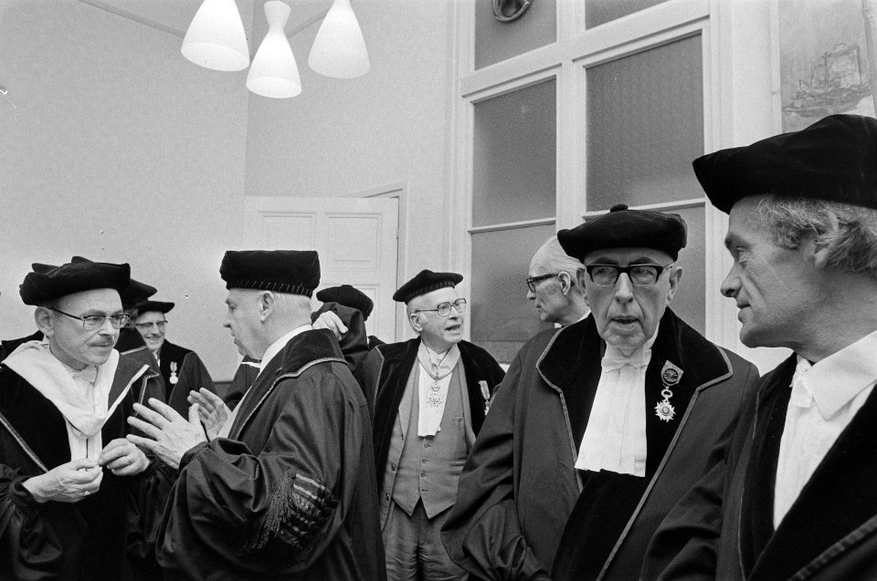 Rectormagnificus Amsterdamse Universiteit de nieuwe Rectormagnificus dr. G. de , Bestanddeelnr 928-3509