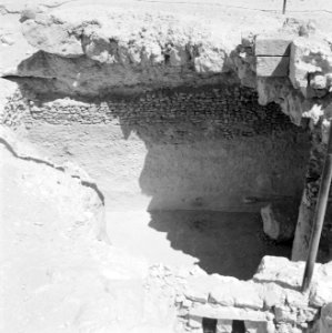 Resten van de oude stad Avdat, vermoedelijk een waterwerk, Bestanddeelnr 255-3319