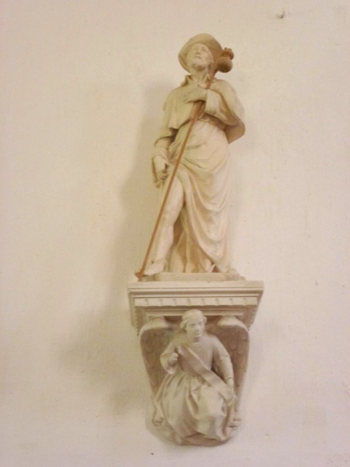 Puiseux (Ardennes) église, statue 02, Saint Roch