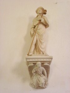 Puiseux (Ardennes) église, statue 02, Saint Roch