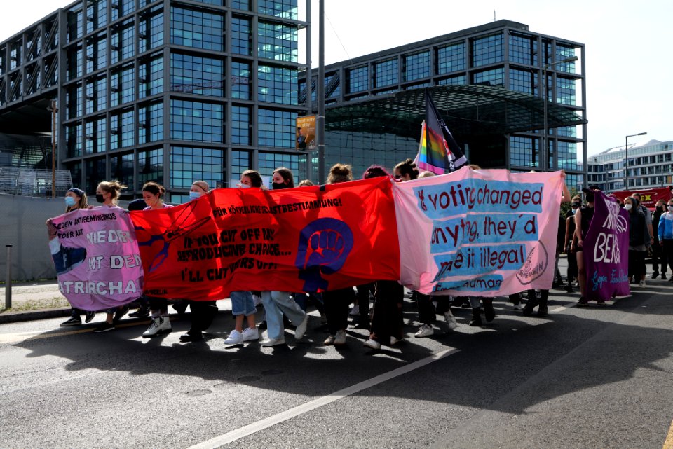 Protest against the march for live Berlin 2020-09-19 18