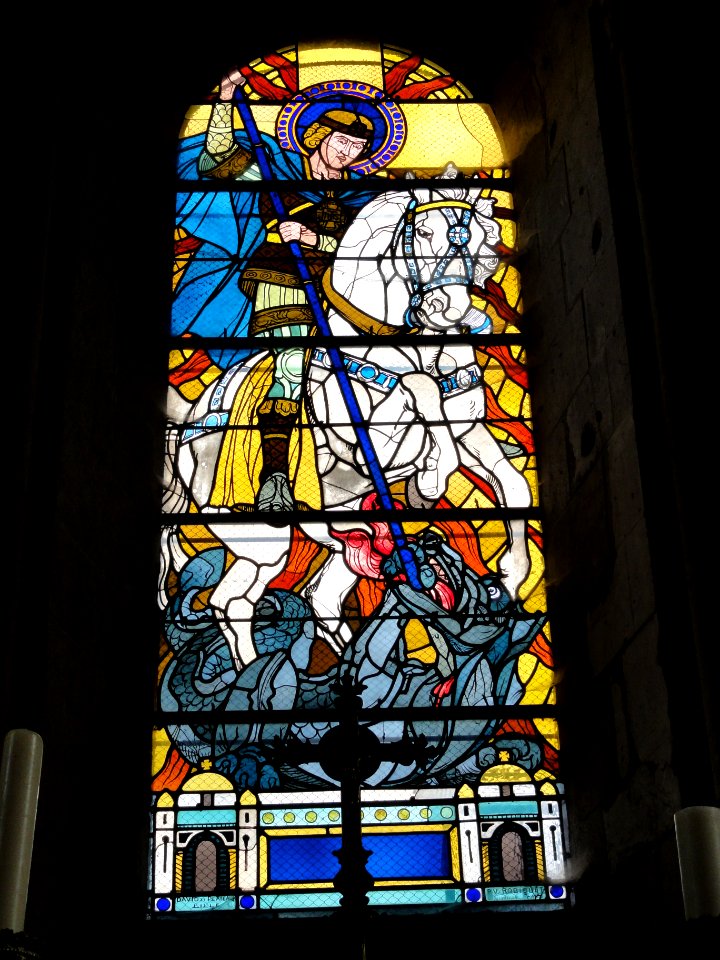 Ressons-le-Long (Aisne) église, vitrail 02