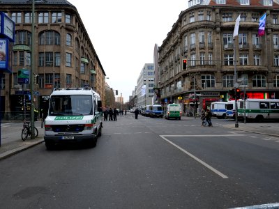 Protests against the „Marsch der Frauen“ 09
