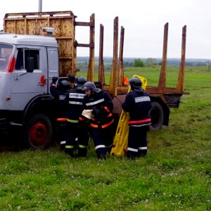 Rescue volunteers, Koryazhma, Russia