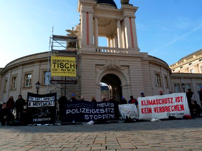 Protest in front of the Landtag Brandenburg 28-02-2019 05