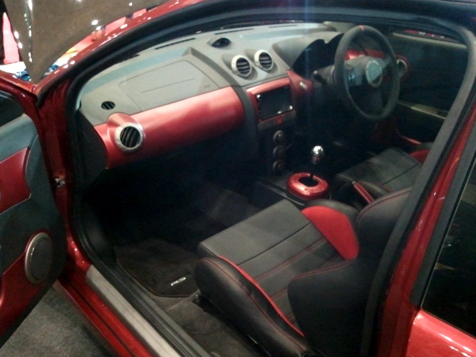 Proton Satria Neo R3 interior - 2011 Tokyo Auto Salon