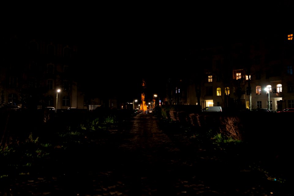 Renée-Sintenis-Platz Berlin-Friedenau at night 2021-01-08 01