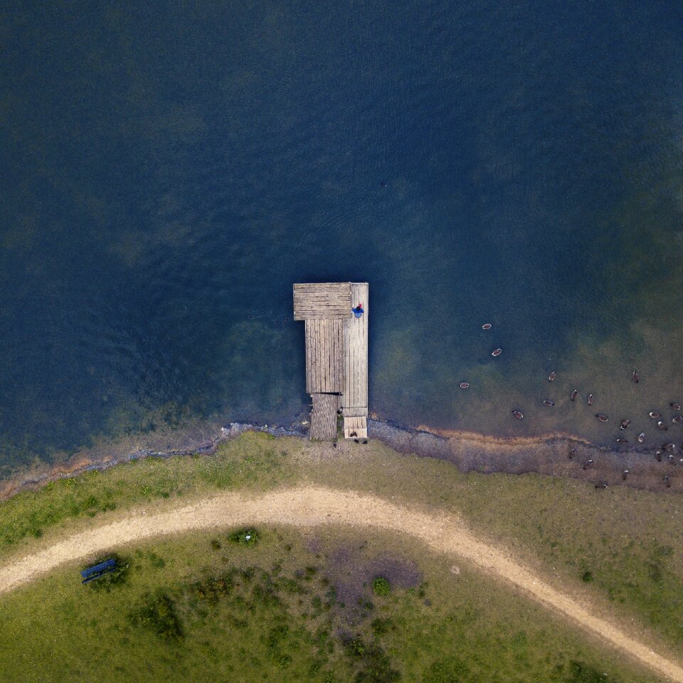 Waves nature aerial