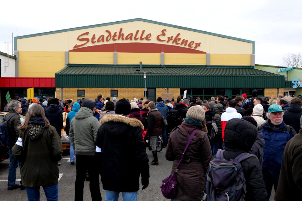 Protest against Tesla factory Erkner 2020-02-22 49