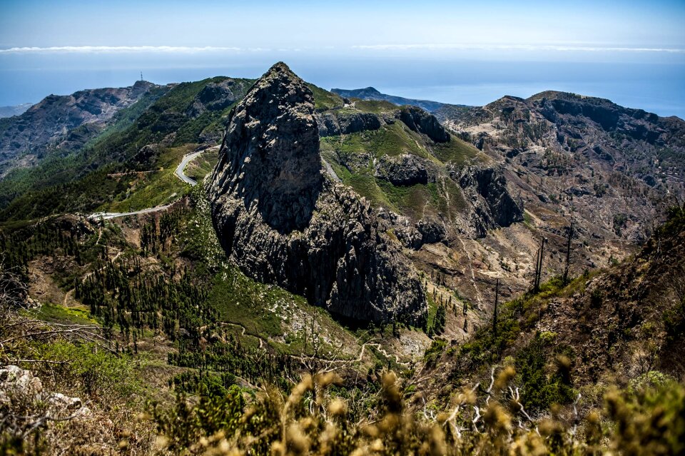 Mountain mountain landscape la gomera