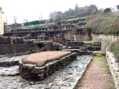 Rue des Farges - Thermes antiques de Lyon - Vestiges 2