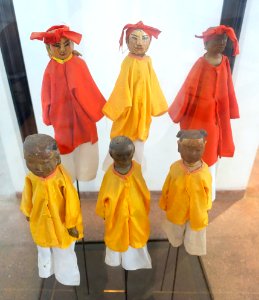 Ritual dolls for hat boi singers, Viet - Vietnam Museum of Ethnology - Hanoi, Vietnam - DSC02614