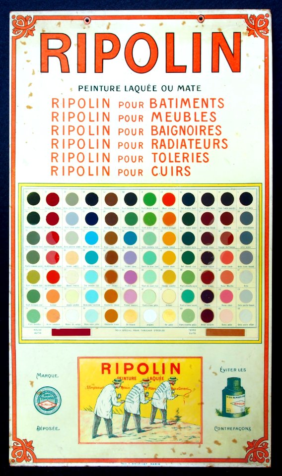 Ripolin kartonnen staal kaart