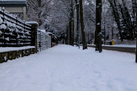 Rudolf-Breitscheid-Straße with snow 2021-01-30 01