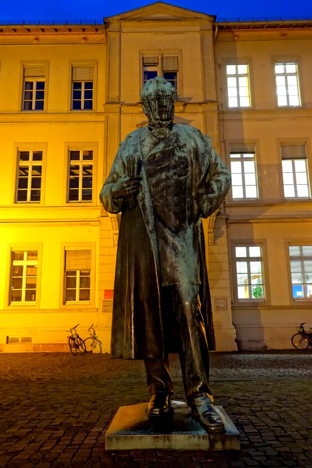 Robert Wilhelm Bunsen by Hermann Volz - Heidelberg, Germany - DSC01554