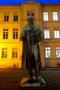 Robert Wilhelm Bunsen by Hermann Volz - Heidelberg, Germany - DSC01554