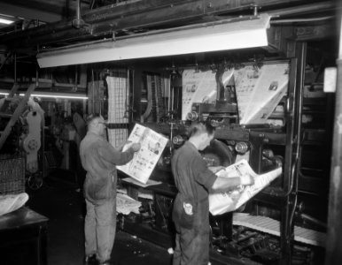 Rotatiepers van de Telegraaf, Bestanddeelnr 909-1572
