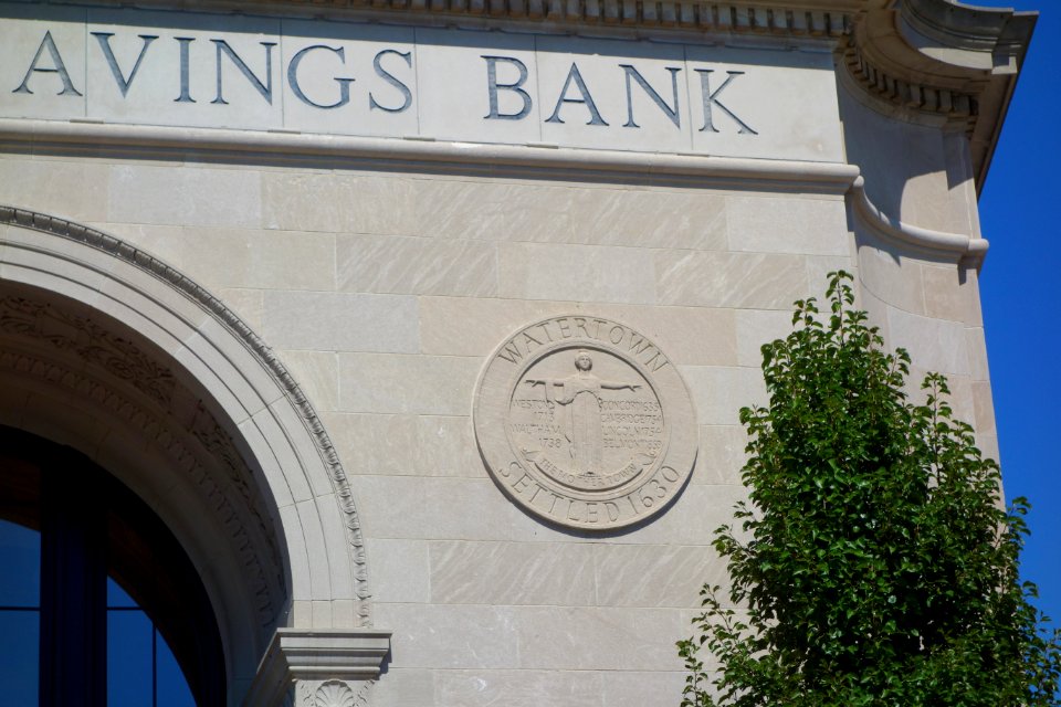 Right seal, Watertown Savings Bank - Watertown, MA - DSC03881