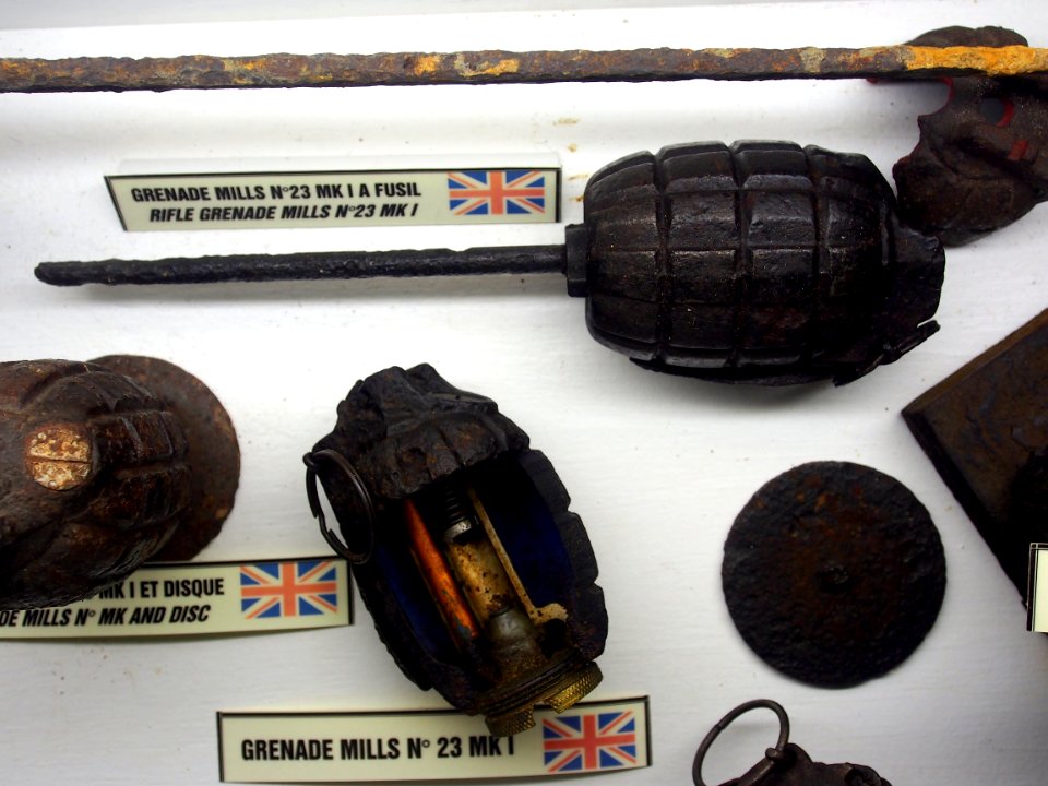Rifle Grenade Mills No23 MkI, Musée Somme 1916, pic-042