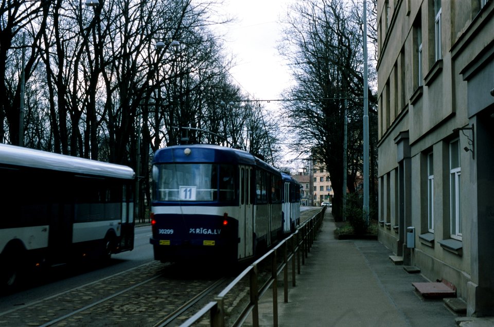 Riga tram 30209 2020-03 Tatra T3 Miera street