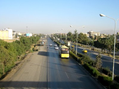 Road 44 East of Iran - through city of Nishapur - Morning 26