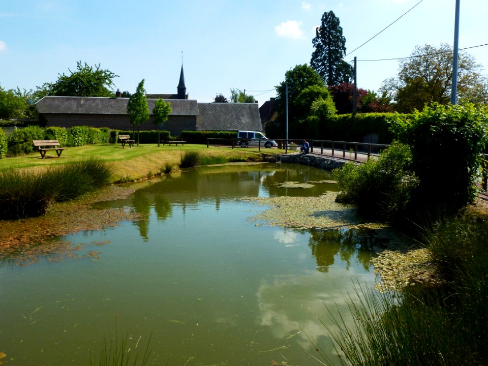 Romilly-La Puthenaye (Eure, Fr) étang de pêche