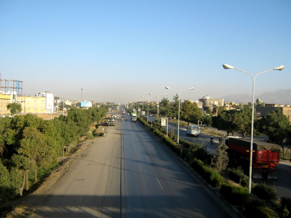 Road 44 East of Iran - through city of Nishapur - Morning 10