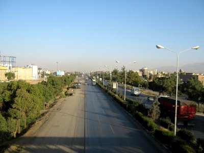 Road 44 East of Iran - through city of Nishapur - Morning 10