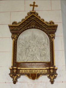 Riville (Seine-Mar.) église, chemin de croix, station 04