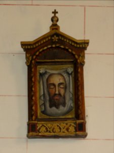 Riville (Seine-Mar.) église, peinture (01) suaire du Christ
