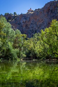 Landscape river sky photo