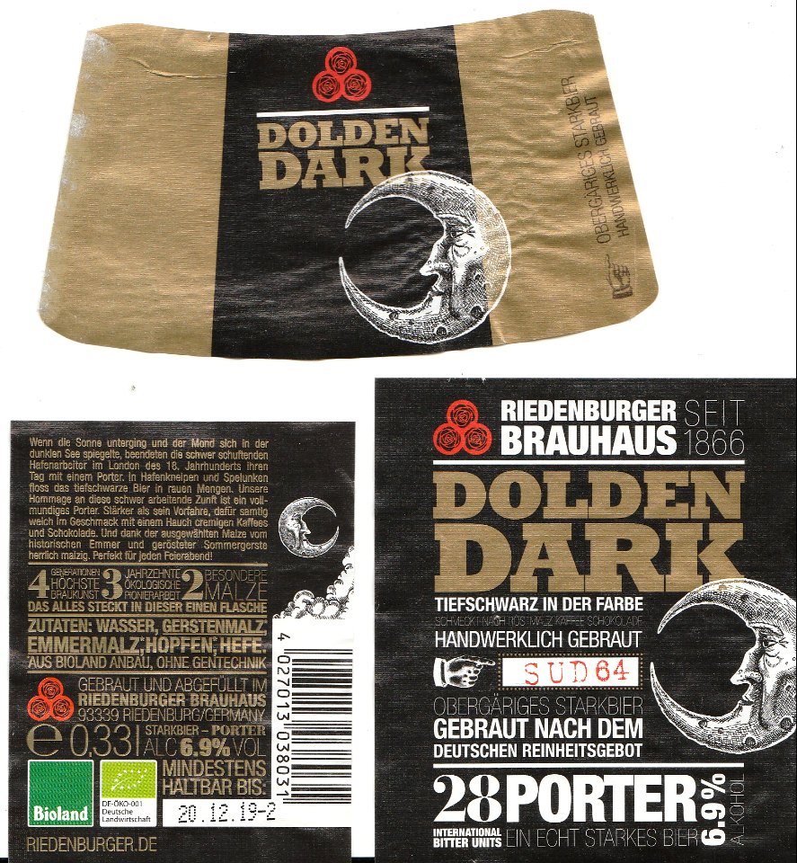 Riedenburger Brauhaus - Dolden Dark