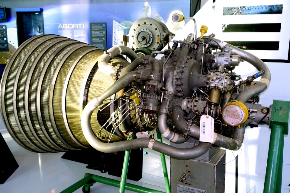 RL-10 rocket engine - Evergreen Aviation & Space Museum - McMinnville, Oregon - DSC00807