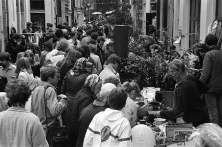 Rommelmarkten, festivals, straatbeelden, Jordaanfestival, Bestanddeelnr 931-0153