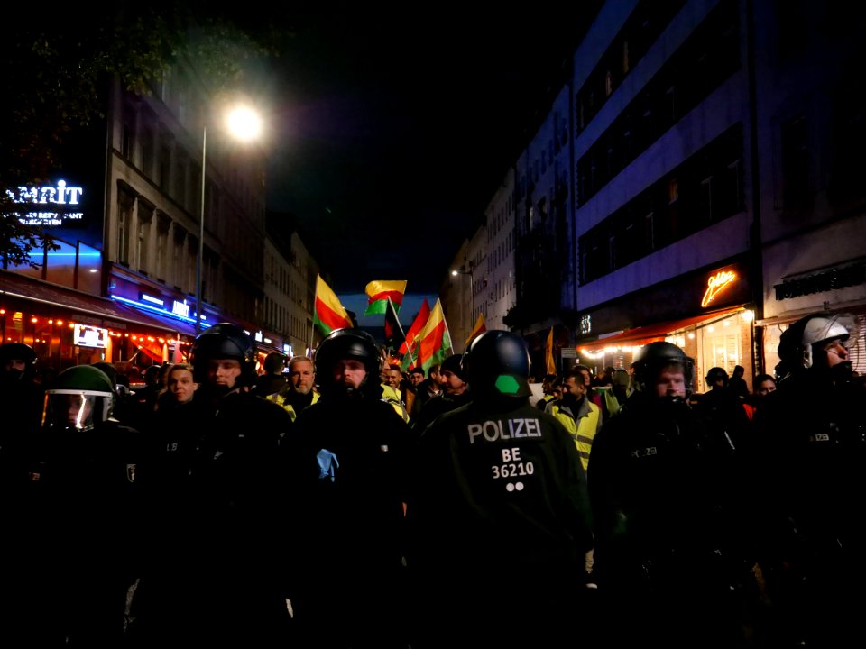 Rojava solidarity demonstration Berlin 2019-10-10 30