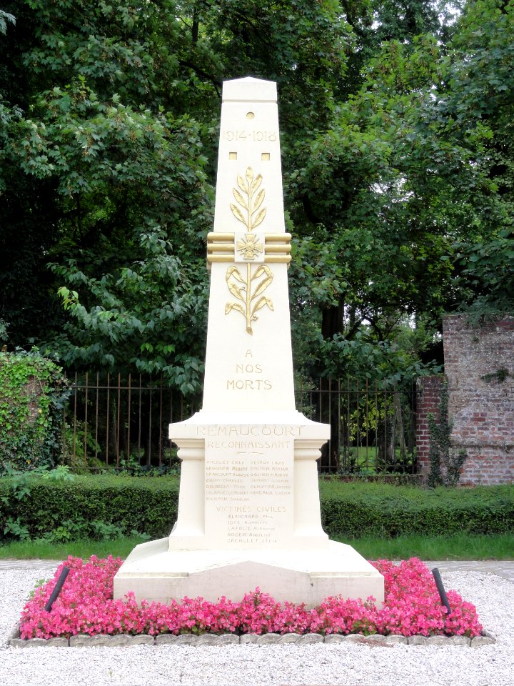 Remaucourt (Aisne) monument aux morts