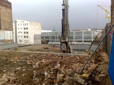 Rozestavěnost OD Fontána v Teplicích 31. března 2012