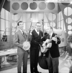 Rudy Carrellshow voor Vara-TV, The Lime Lighters Amerikaans trio, Bestanddeelnr 914-8026