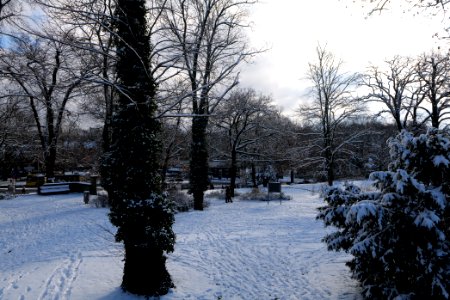 Ronnebypromenade with snow 2021-01-30 13
