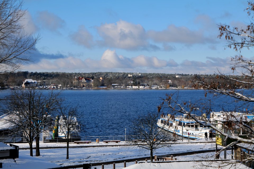 Ronnebypromenade with snow 2021-01-30 04